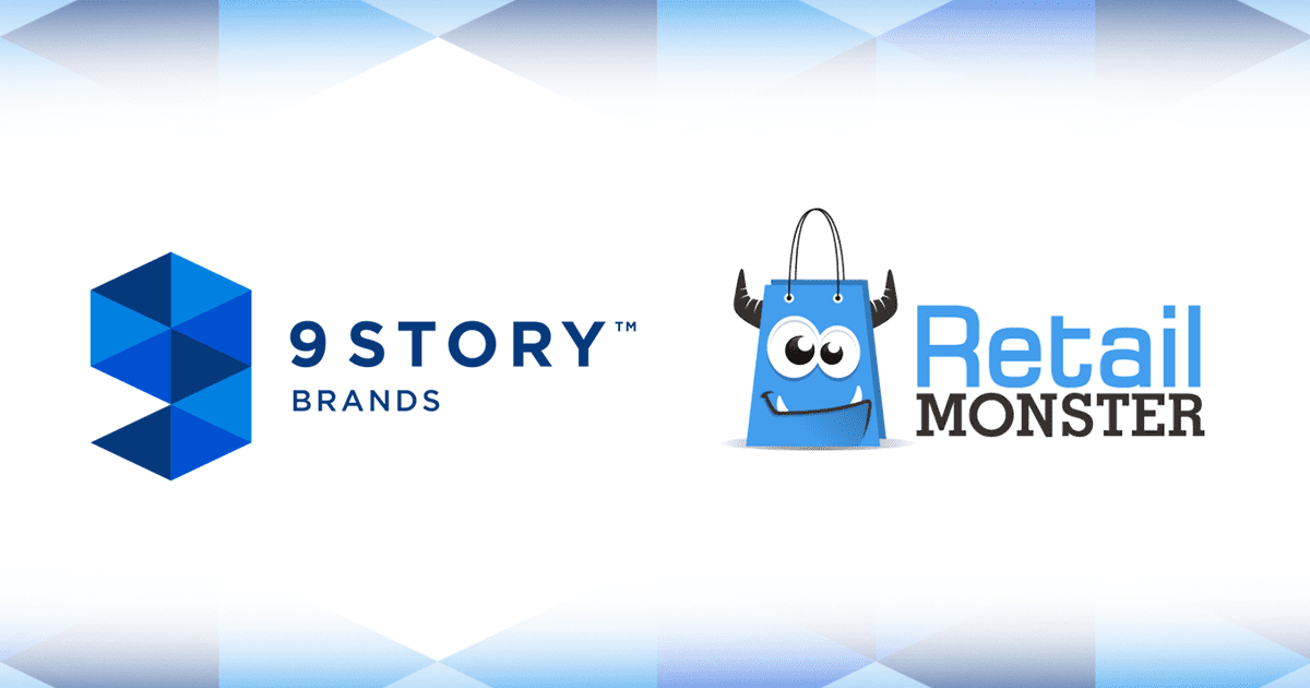 9 Story Logo next to Retail Monster Logo