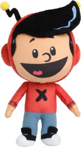 Xavier Riddle Plush with red hoodie and jeans