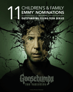 Goosebumps: The Vanishing emmy graphic featuring David key art