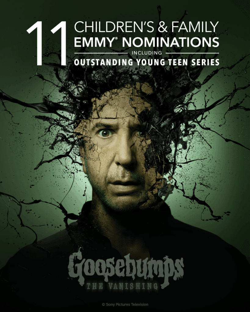 Goosebumps: The Vanishing emmy graphic featuring David key art